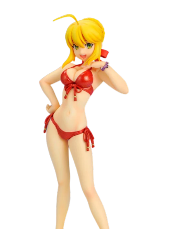 Fate/EXTRA - Nero Claudius (Saber, Fate/Extra Ver., Red Edition) - Beach Queens 1/10 Scale Figure by Wave